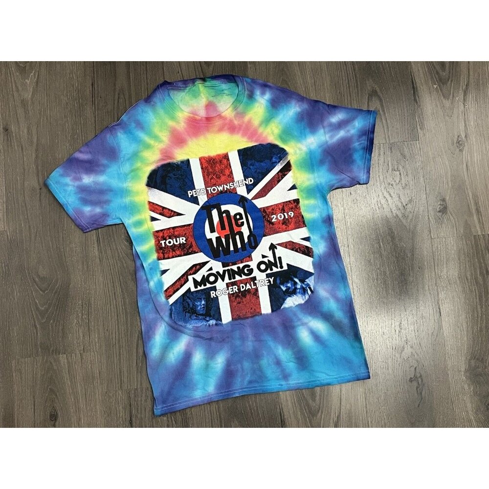 The Who 2019 Tour T Shirt Tie Dye Band Tee - See Measurements - Medium ?